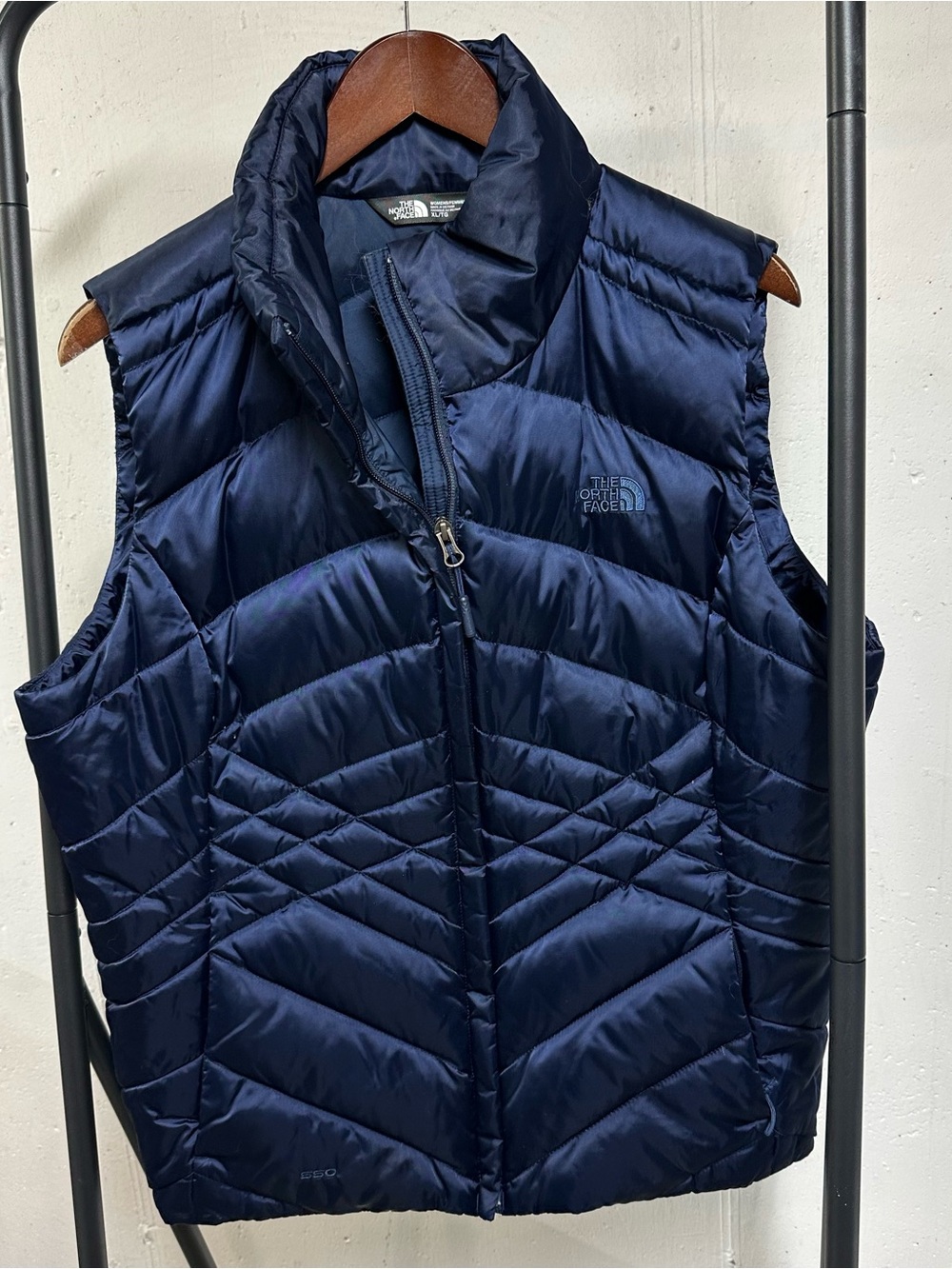 The North Face Navy Lightweight Quilted Puffer Vest
